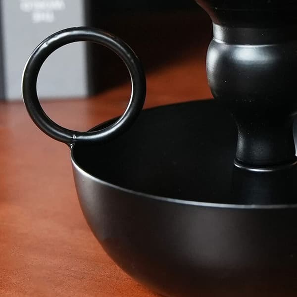 Lysestaker, 2 pakker Bulk Black Lysestake for Pillar Candl