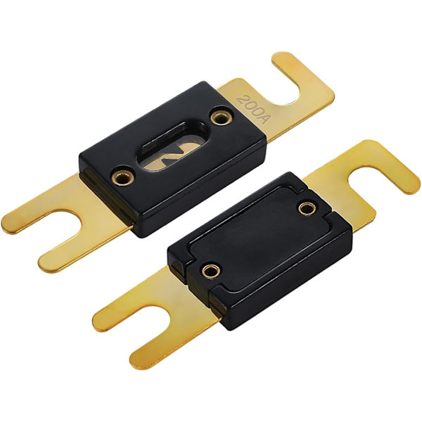 ANL Sikring 200A 32V ANL-200A Bil Flade Sikringer 200 Amp 32VDC til Auto Lyd Beskyttelse (Pakke med 3 stk)