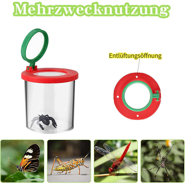 Förstoringsglas med insektsfångare, 2-pack
