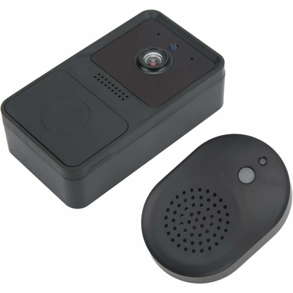 Trådlös dörrklocka med kamera, Wi-Fi smart videodörrklocka, trådlös