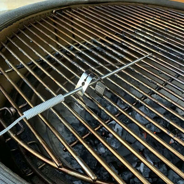 Grilltermometerklämma för ugn, grill och kötttermometer