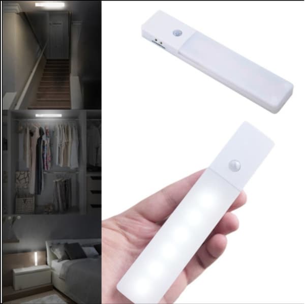 Automatisk LED-nattlys, 18 LED-lampe med bevegelsessensor