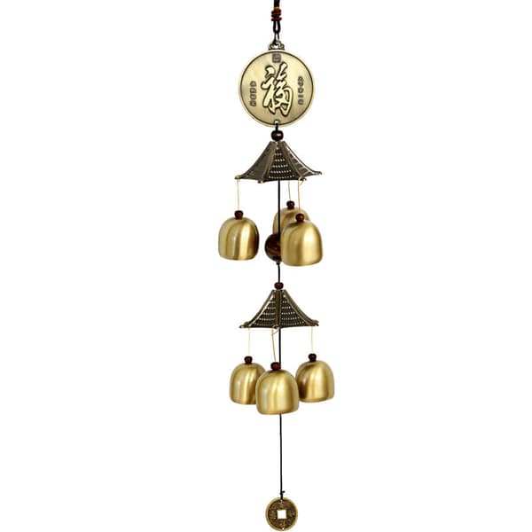 Metallvindspel för inomhus/utomhus 40 cm (Bagua)