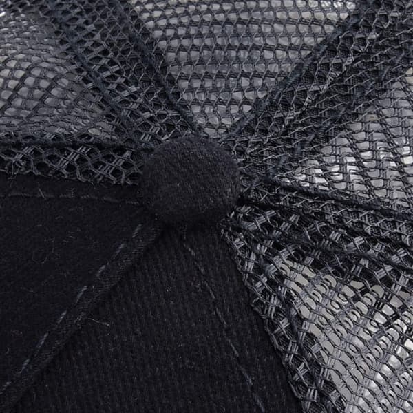 Unisex Dyre Mesh Trucker Hat Firkantet Patch Baseball Caps