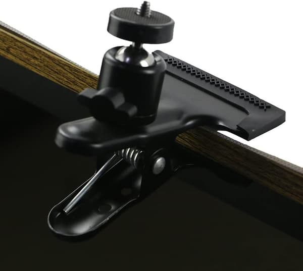 1PCS stativkamera klips stil blitsreflektor brakett med mini kulehode