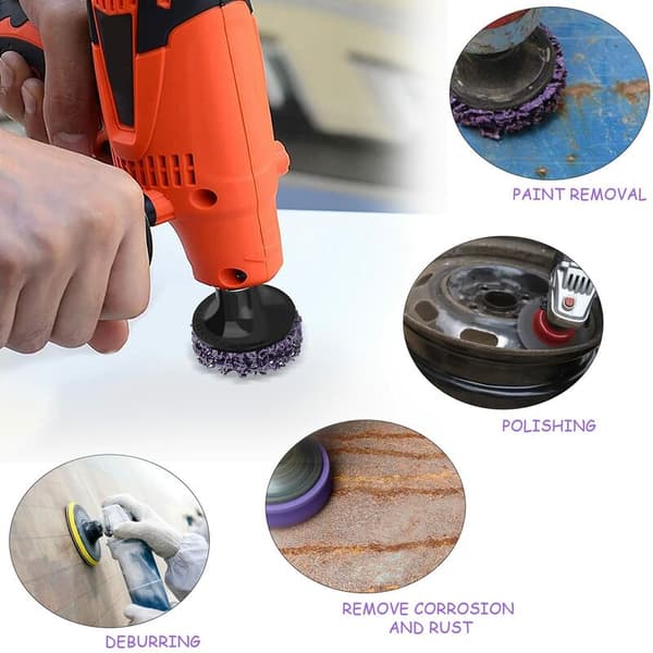 Renseplade Lilla Quick Change Skiver Slibeskive med Holder