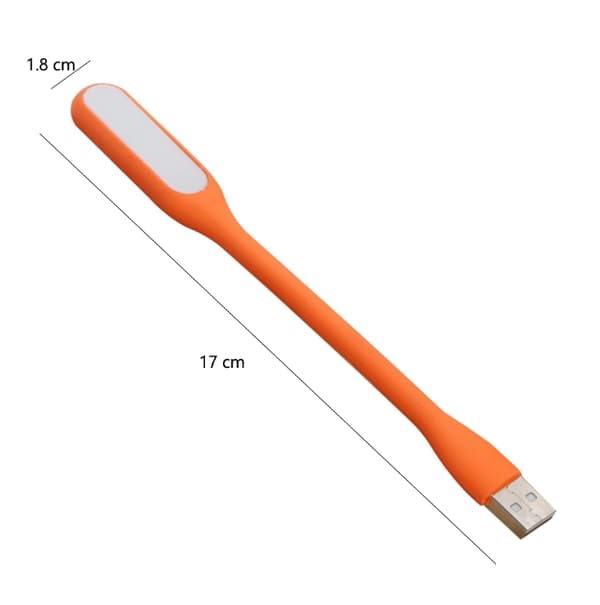 Bærbar USB LED Laptoplampe PVC Nattleselys Boklys Barn Leselys i Seng
