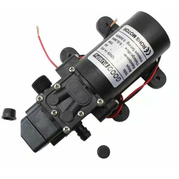 DC 12V Högtrycksmembranvattenpump Självprimning Elektrisk P