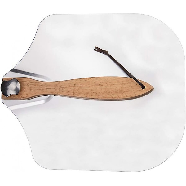 Pizzaspade, pizzaspatel med sammenleggbart trehåndtak, løftespade for pizza
