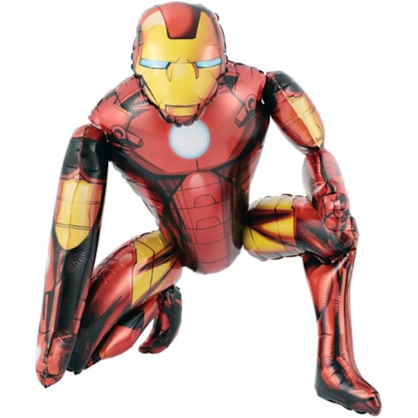Bursdag Ballongdekorasjoner, Iron-Man Oppblåsbare Lateksballonger, Avengers Folieballong Superhelt Festdekorasjoner, for Bursdagsfester, Temafest