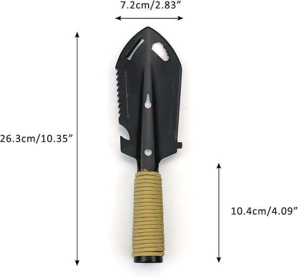 Mini metallhagespade, rustfritt stål hageverktøy for hagespade, M