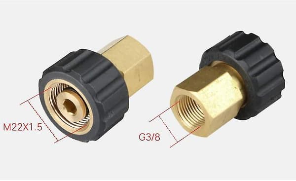 Dyserør Fitting Adapter Højtryksrenser Tilbehør - M22 G3