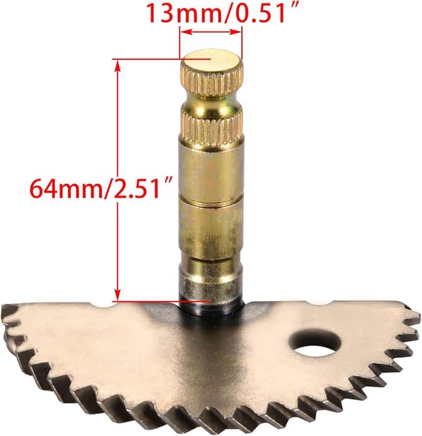 Kick Gear Shaft Rebuild Kit Gratis Gear Byte för GY6 50cc 60cc 80cc M