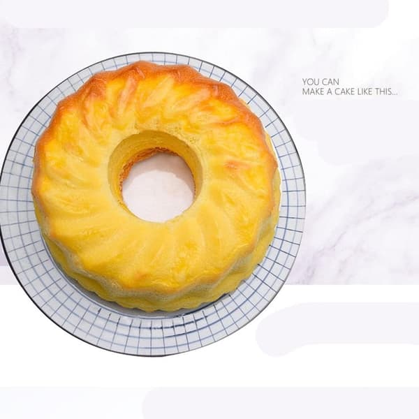 11\" Silikon Bundtkakeform, Non-stick Puddingform, Stor Mousseform