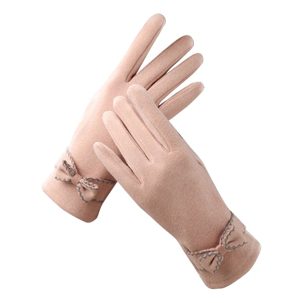 1 par mjuka handskar Antistatisk cover Elegant rosett