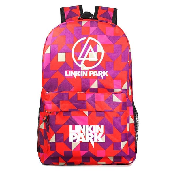 Linkin Park Casual Rygsæk Til Drenge, Grå