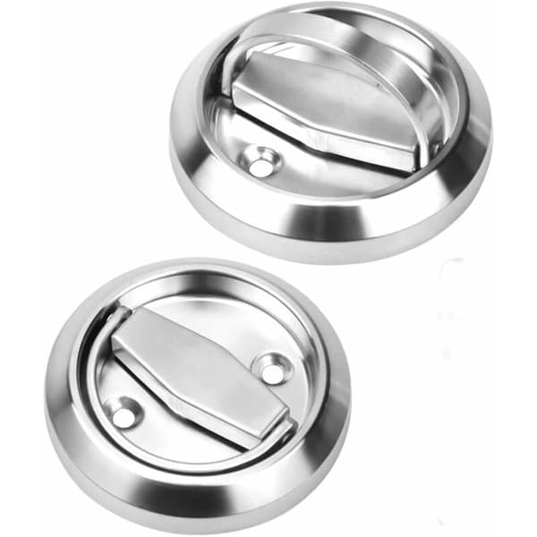 Dörrhandtag, Silver, 2 st