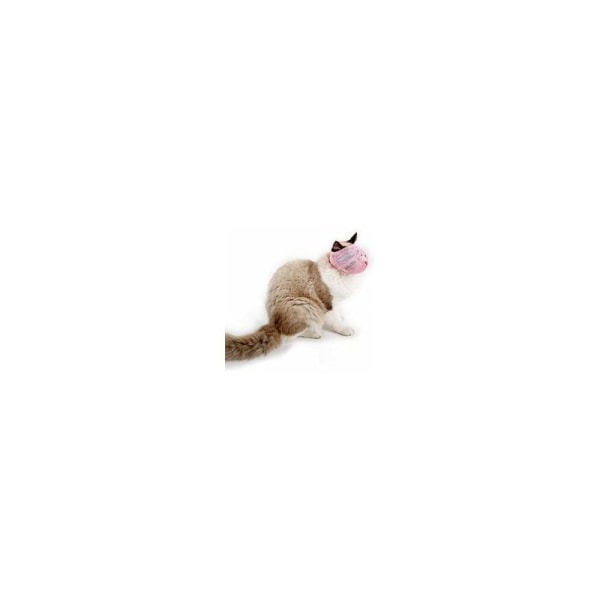 Andningsbar Mesh Cat Mask Anti-bite Mouth Modification Mask för Pe