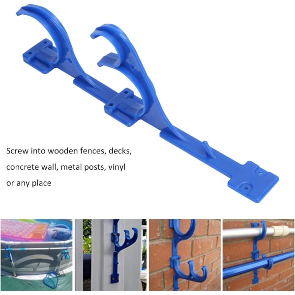 2 stk. Swimmingpool Hanger, Plastik Swimmingpool Bracket Positionering Teles