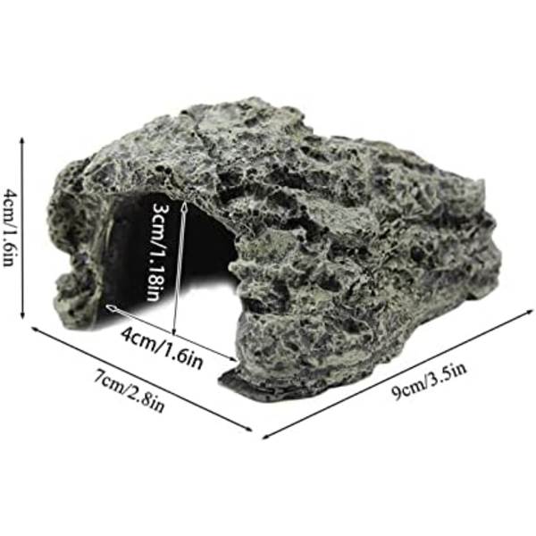 Reptiland Reptilhus Resin Cave Stone Cave Shelter Hiding Tu