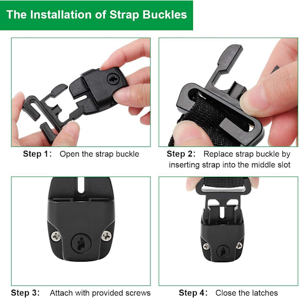 Sats Spa Cover Clips, Spa Cover Latch Reparationskit med Skiftnyckel och Skruvar Tillbehör Spa Cover Latch för Spa Cover Remmar