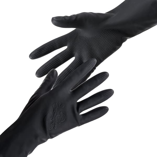 Hår Farve Handsker, Sort Genanvendelige Salon Hår Farvning Latex Handsker,