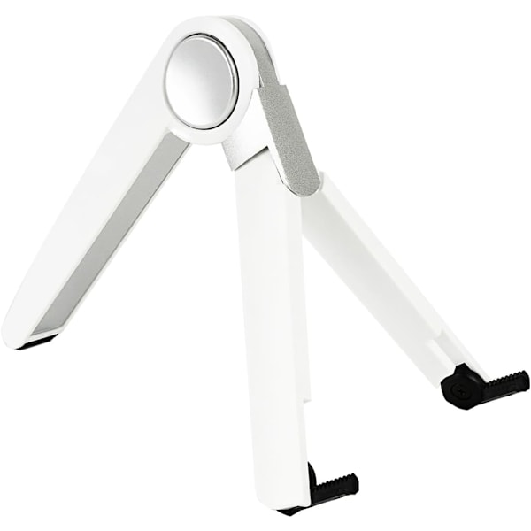 Justerbart surfplatteställ kompatibelt med Apple iPad, iPhone, Samsung Galaxy och Kindle Fire (Vit)