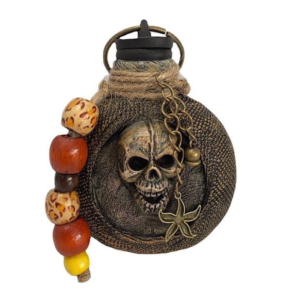 Squelette Pirate Flaske Rom Dekorasjon