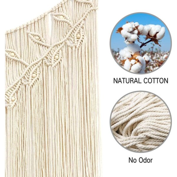 Macrame väggbonad, vävd gobeläng, modern chic vävd konst, handgjord