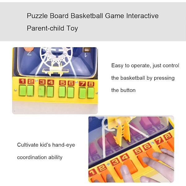 Bordtennisspel Utvecklande Leksak Mini Finger Basketboll Sh