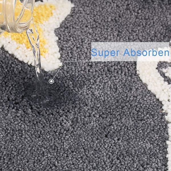 Vakker badematte, luksuriøs myk og superabsorberende dusjmatte