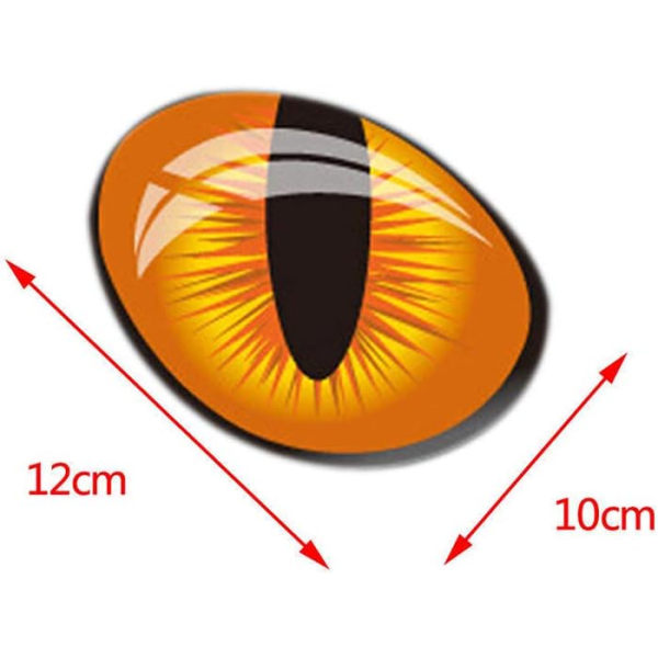 1 par tegneserie katteøyne bilklistremerker 3D bil auto bakspeil