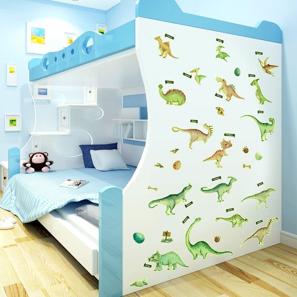 Glow in the Dark Dinosaur Wall Decals, Glowing Stickers för Ceili