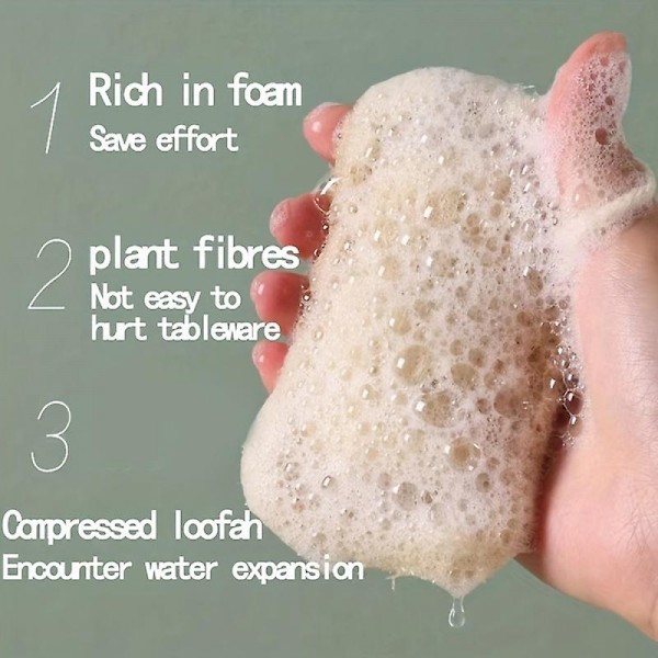 5 stk. luffa eksfolierende kropsvask bad luffa naturlig eksfolierende vask mænd kvinder brusebad