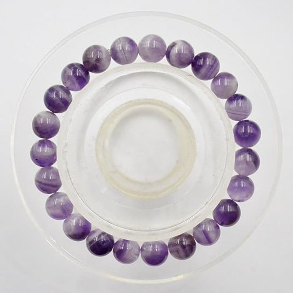 Naturlig ædelsten runde perler stræk armbånd healing reiki 12mm