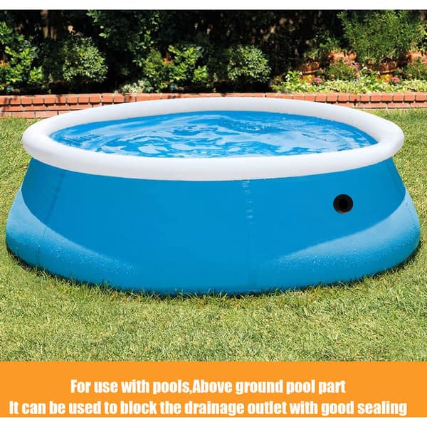 Pool Udskiftningspumpehætte Sort (10 stk.)