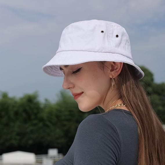 3-pack tvättade bomullshinkhattar Packable sommar utomhus keps Trav