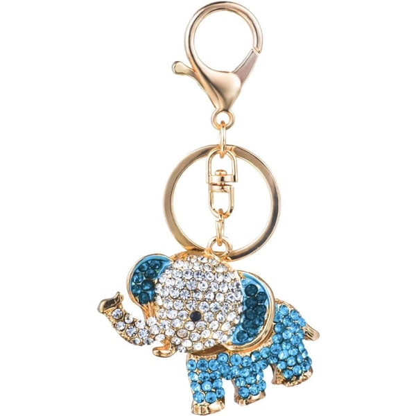 Elefant nøkkelring Rhinestone veske sjarm nøkkelring kvinner veske anheng