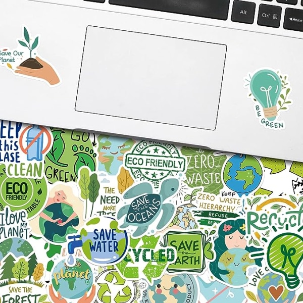 Stickers, 50 stk. Natur Stickers, Søde Æstetiske Vandtætte Vinyl Jordens Dag Stickers