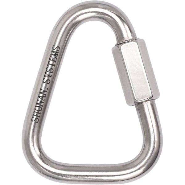 Triangle Hurtigkobling, 3,5 tommer Stor Rustfrit Stål Triangle Q