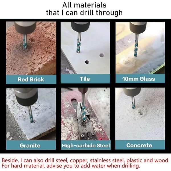 Multifunksjonelle glass trekantbits keramiske bits RUSTFRITT STÅL