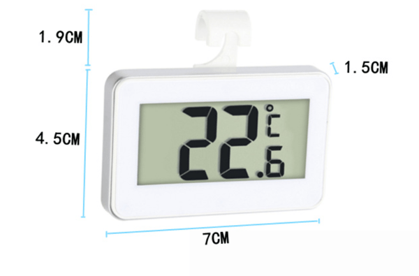 Mini Digital Termometer, Fryser Termometer, Digital Køleskabstermometer