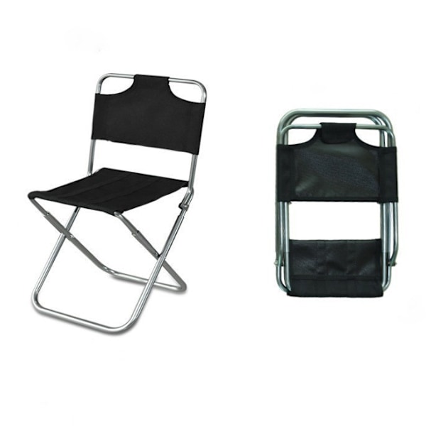 Utomhus Fällbar Pall, Fällbar Pall i Aluminiumlegering, Bärbar Mini Fällbar Pall, Ultralätt, med Förvaringsväska, för Fiske, Camping, Utomhusgrill