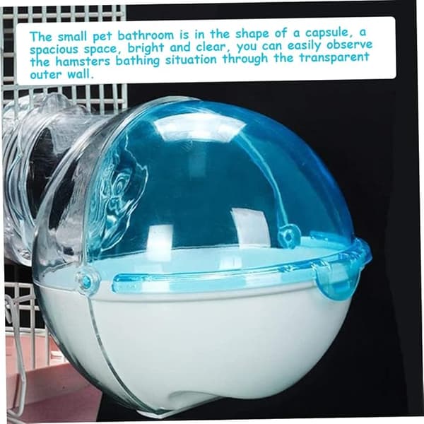 Hamsterbad Mini - Avtakbart Plastbad for Små Dyr