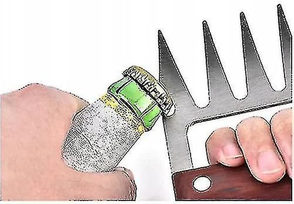 Kødklo-sæt til bearbejdning af kød - Rustfrit Stål Kødklo - 2 Dele
