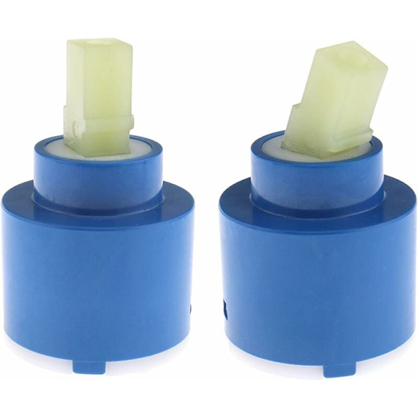 2X Keramisk Patron 35mm Skivekran Badekar Dusj Håndtak Bat