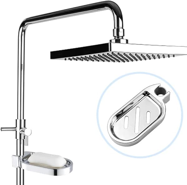 Såpeskål for dusjstang 22mm ABS-plast, såpeholder