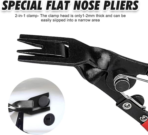 Rivet Pliers Set, 3-pak bilklips Rivet Remover Tool Set til Riv