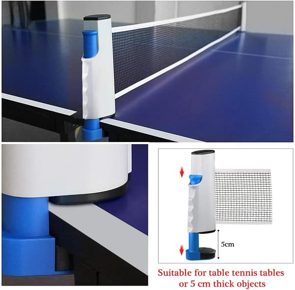 Ping Pong Net, Retractable Table Tennis Net/Replacement Set, Adju