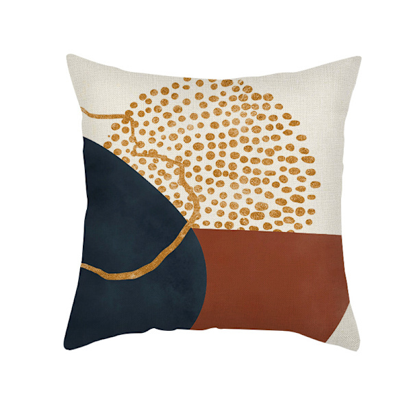Mid-Century Modern Boho Abstrakta Kuddfodral 18x18 Set av